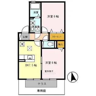 グレイス藤並 B棟【1階】の間取り