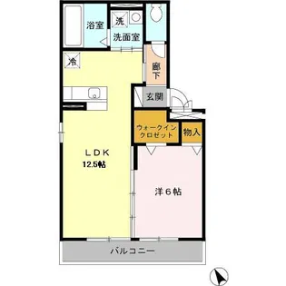 ユグドソレイユ【2階】の間取り