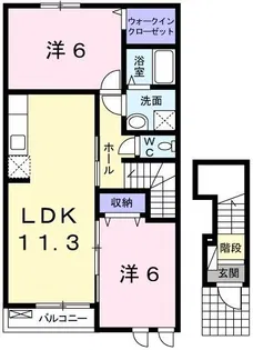 ジュピター&M【2階】の間取り