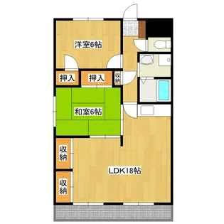 メゾン・ド・フルール【1階】の間取り