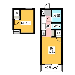 フラワーアネックス【2階】の間取り