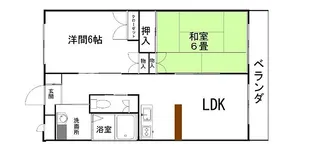 ラ・セゾン・フォレスト【1階】の間取り