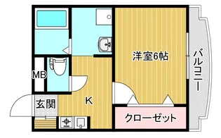 ドルミール木下【1階】の間取り