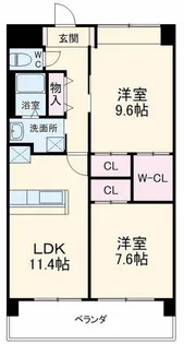 espoir【3階】の間取り