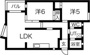 愛知県長久手市蟹原【マンション】の間取り