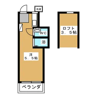 エクセル7【2階】の間取り