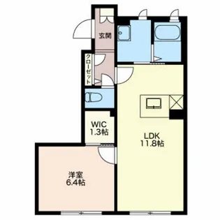 リジェール【1階】の間取り