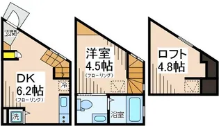 東京都世田谷区上祖師谷4【一戸建】の間取り