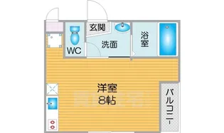 サニーカルマン【4階】の間取り