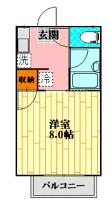 カルチェラタンA棟【1階】の間取り