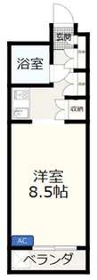 エイムハイツ【1階】の間取り