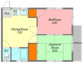 コーポ吉山【2階】の間取り