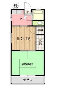松風荘・II(MATUSKAZESOU)【1階】の間取り