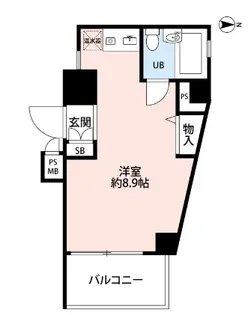 福岡県福岡市中央区春吉2【マンション】の間取り