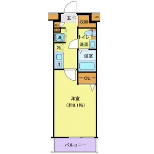 プレール・ドゥーク本所吾妻橋II【4階】の間取り