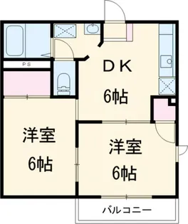 ヴィラパストラルA【2階】の間取り