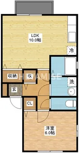 ルピナM【2階】の間取り