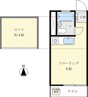 シライシハイツ【1階】の間取り