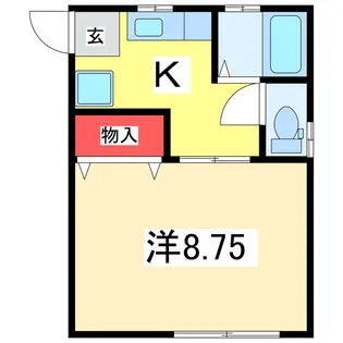 メゾンサウス【2階】の間取り