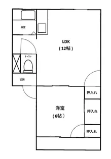 クレール八王寺【3階】の間取り