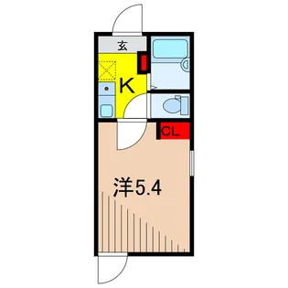 リブ六町【2階】の間取り