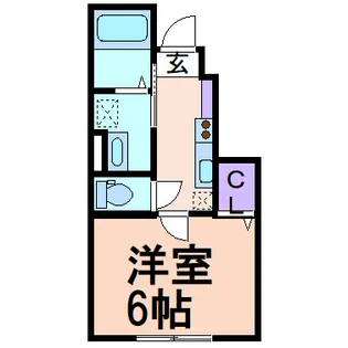 RiverainIII(リバレインIII)【1階】の間取り