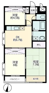 グリーンヒル102【2階】の間取り