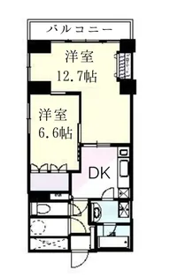 マンション立町【2階】の間取り