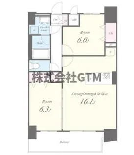 東京都千代田区内神田3【マンション】の間取り