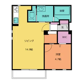 グランシェイド二番町【2階】の間取り