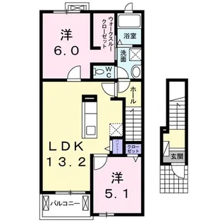 フリーデ【2階】の間取り