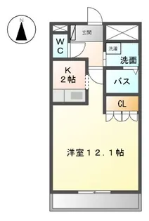 シュガー・E【2階】の間取り