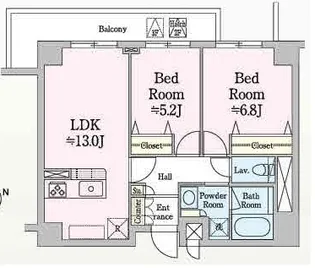 Lien-リアン-【3階】の間取り