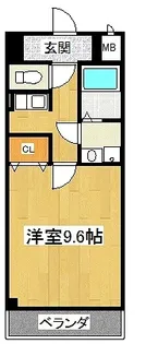 岐阜県多治見市弁天町2【マンション】の間取り