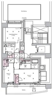 東京都板橋区板橋1【マンション】の間取り