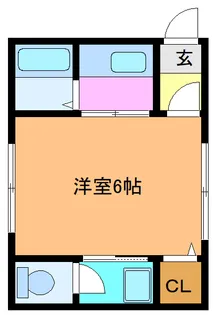 スカイツリーハイム【1階】の間取り