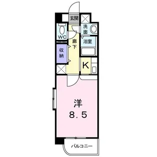 山口県宇部市新天町2【マンション】の間取り
