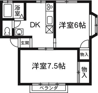 エクセルA【2階】の間取り