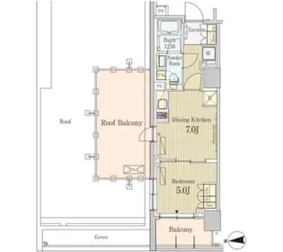 パークアクシス池田山【6階】の間取り