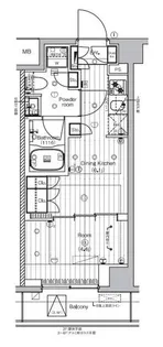 PREMIUM CUBE 王子神谷【3階】の間取り