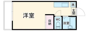 スペースタウン鶴田【2階】の間取り