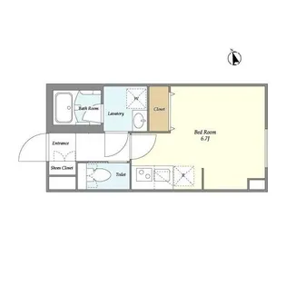 LEGALAND目白駅前【2階】の間取り