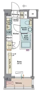 マスターズコート木場公園クレール【7階】の間取り
