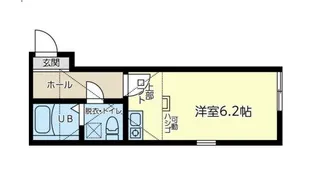 ユナイト北品川ジュピター【1階】の間取り