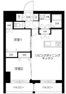 東京都荒川区東日暮里5【マンション】の間取り