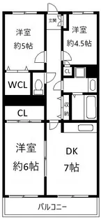 東京都江東区南砂2【マンション】の間取り
