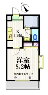 1Kの間取り画像