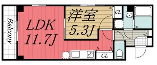 千葉県千葉市中央区新田町【マンション】の間取り