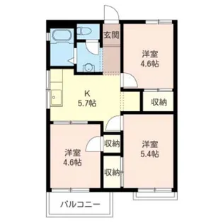マ メゾン宮ノ台【2階】の間取り