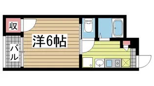 六甲台ベネフィック【1階】の間取り